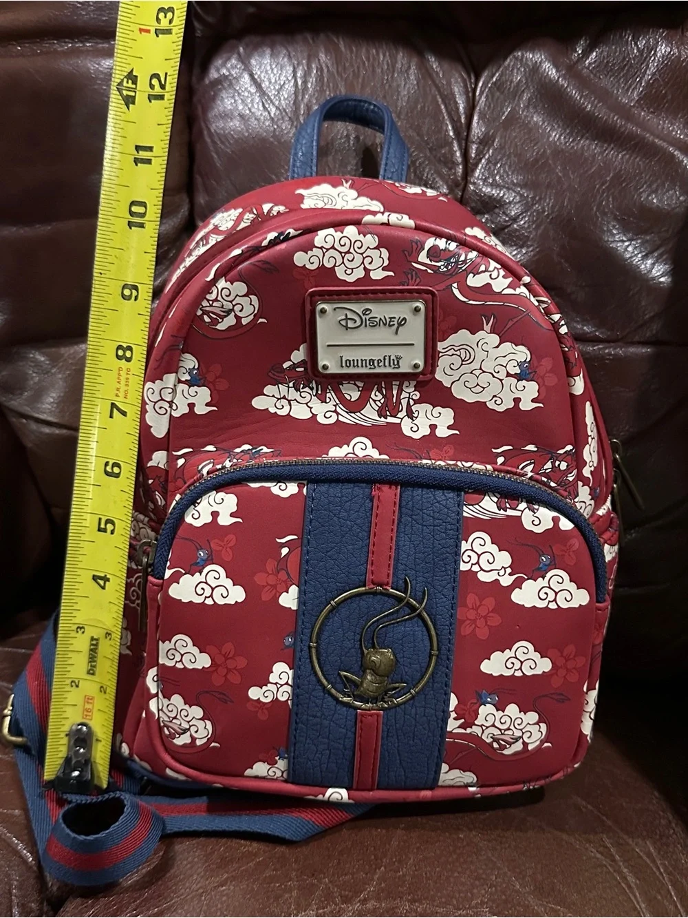 Disney LoungeFly Mulan and Mushu Dragon Cloud Mini Bag
